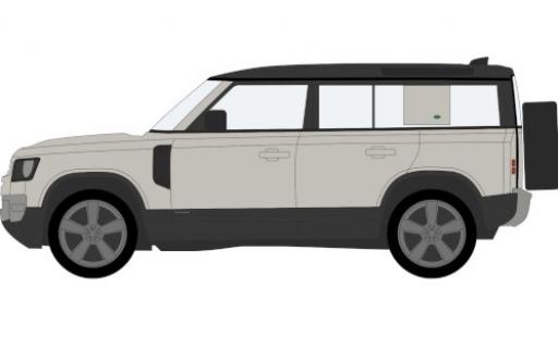 Land Rover Defender 1/76 Oxford 110X grigio RHD modellino in miniatura