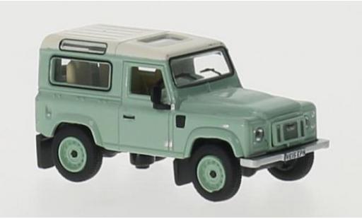 Land Rover Defender 1/76 Oxford 90 verde/beige RHD Station Wagon modellino in miniatura