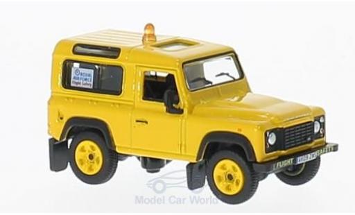 Land Rover Defender 1/76 Oxford 90 RAF Flight Safety modellino in miniatura