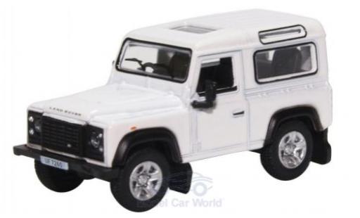 Land Rover Defender 1/76 Oxford 90 Station Wagon bianco modellino in miniatura