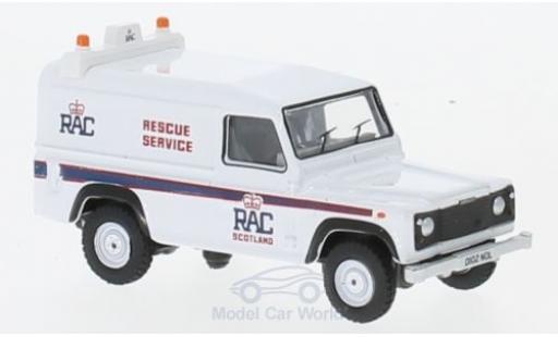 Land Rover Defender 1/76 Oxford LWB Hardback RAC modellino in miniatura