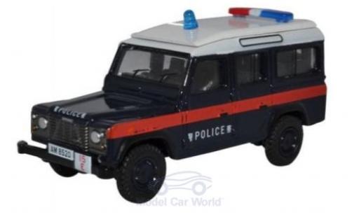 Land Rover Defender 1/76 Oxford LWB Station Wagon Hong Kong Police modellino in miniatura