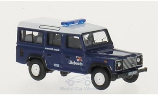 Land Rover Defender 1/76 Oxford Station Wagon RHD RNLI modellino in miniatura