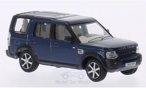 Land Rover Discovery 1/76 Oxford 3 metallico blu RHD modellino in miniatura