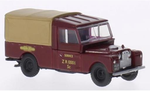 Land Rover Series 1 1/76 Oxford 109 Canvas RHD British Rail modellino in miniatura