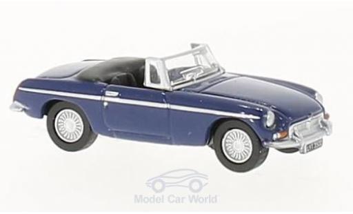MG B 1/76 Oxford Roadster blu RHD modellino in miniatura