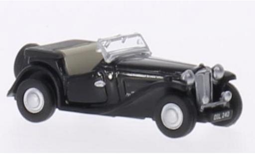 MG TC 1/76 Oxford nero RHD modellino in miniatura