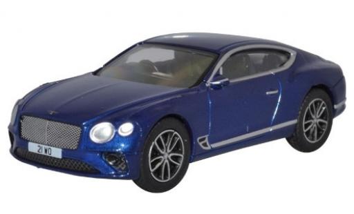 Bentley Continental 1/76 Oxford GT blu RHD modellino in miniatura