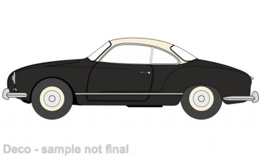 Volkswagen Karmann 1/76 Oxford Ghia nero/bianco modellino in miniatura