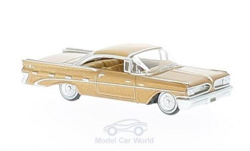 Pontiac Bonneville 1/87 Oxford Coupe metallico marroneee 1959 modellino in miniatura
