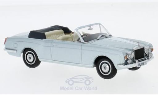 Rolls Royce Corniche 1/43 Oxford Convertibile metallico blu RHD modellino in miniatura