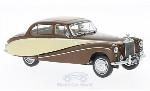 Rolls Royce Silver Cloud 1/43 Oxford Hooper Empress marroneee/beige RHD modellino in miniatura