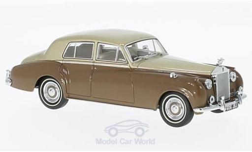 Rolls Royce Silver Cloud 1/43 Oxford I metallico beige/marroneee RHD modellino in miniatura