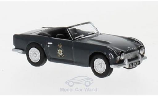 Triumph TR4 1/76 Oxford 103MU - RAF Akrossoiri Cyprus modellino in miniatura