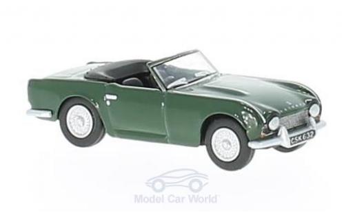 Triumph TR4 1/76 Oxford verde modellino in miniatura