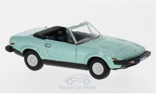 Triumph TR7 1/76 Oxford Convertibile metallico türkis modellino in miniatura