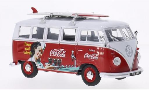 Volkswagen T1 1/24 Oxford Bus Coca-Cola avec Surfboard modellino in miniatura