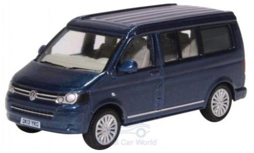 Volkswagen T5 1/76 Oxford California Camper metallico blu modellino in miniatura