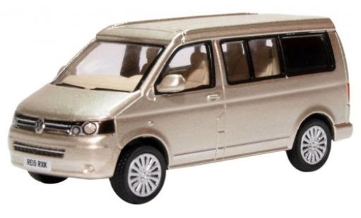 Volkswagen T5 1/76 Oxford Camper metallico beige modellino in miniatura
