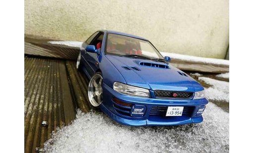 Subaru Impreza Type R 1/18 Autoart tipoe gt turbo sti blu modellini auto