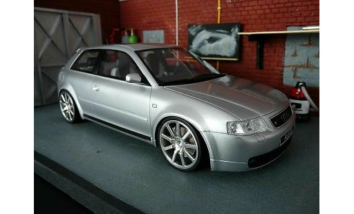 Audi S3 mtm 1/18 Ottomobile grigio jantes modellini auto