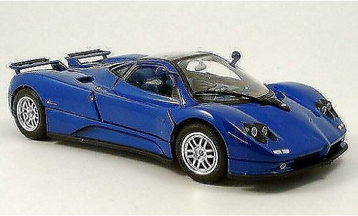 Pagani Zonda C12 1/18 Motormax blu 2004 modellini auto