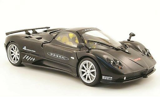 Pagani Zonda F 1/24 Motormax Nurburgring nero modellini auto