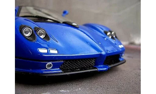 Pagani Zonda C12 1/18 Motormax blu modellini auto