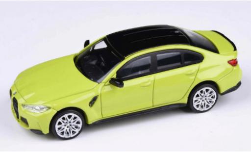 Bmw M3 1/64 Para64 (G80) rosso/nero 2021 modellino in miniatura