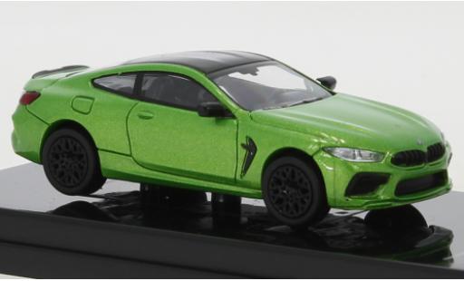 Bmw M8 1/64 Para64 Coupe (F92) metallico verde/nero modellino in miniatura