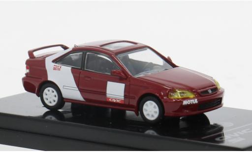 Honda Civic 1/64 Para64 Si rot/weiss 1999 1:64 modellino in miniatura