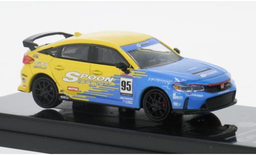 Honda Civic 1/64 Para64 Type R FL5 blau/gelb 2023 1:64 modellino in miniatura