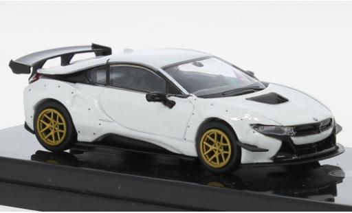 Bmw i8 1/64 Para64 I8 Liberty Walk bianco modellino in miniatura
