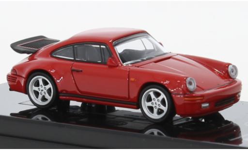 Ruf CTR 1/64 Para64 Porsche 911 rosso 1987 modellino in miniatura