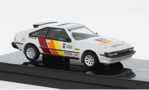 Toyota Celica 1/64 Para64 Supra bianco/Décorer Alpine Rallye 1984 modellino in miniatura