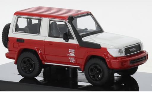 Toyota Land Cruiser 1/64 Para64 71 SWB rosso/bianco 2014 modellino in miniatura