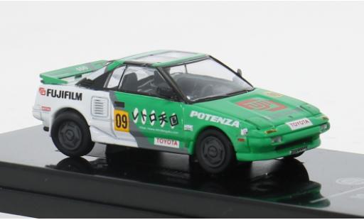 Toyota MR 1/64 Para64 2 MK1 1985 FujiFilm #9 1:64 modellino in miniatura