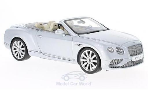 Bentley Continental T 1/18 Paragon GT Convertibile grigio 2016 modellino in miniatura