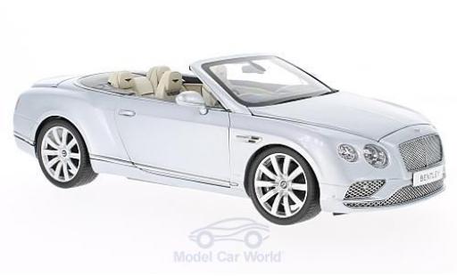 Bentley Continental T 1/18 Paragon GT Convertibile grigio RHD 2016 modellino in miniatura