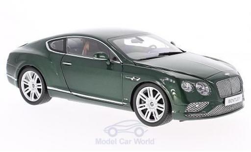 Bentley Continental T 1/18 Paragon GT verde 2016 modellino in miniatura