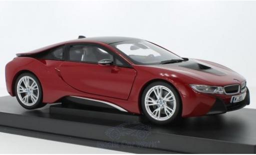 Bmw i8 1/18 Paragon rosso modellino in miniatura