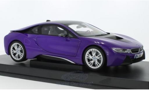 Bmw i8 1/18 Paragon porpora modellino in miniatura