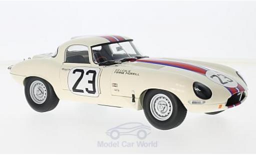 Jaguar E-Type 1/18 Paragon Lightweight No.23 Kjell Qvalle (USA) Sebring 1963 E.Leslie/F.Morrill modellino in miniatura