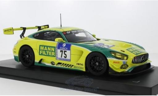 Mercedes AMG GT 1/18 Paragon 3 No.75 Mann Filter / Zakspeed Mann Filter 24h Nürburgring 2016 K.Heyer/L.Ludwig/S.Asch/D.Keilwitz modellino in miniatura
