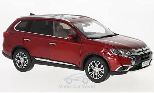 Mitsubishi Outlander 1/18 Paudi metallico rosso 2016 modellino in miniatura
