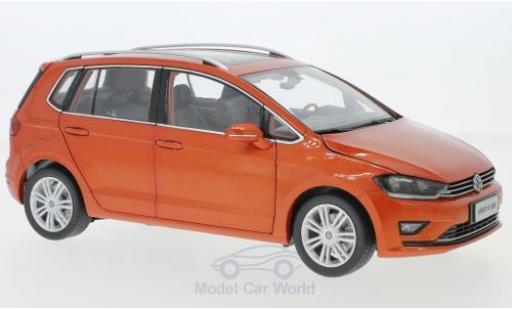 Volkswagen Golf 1/18 Paudi Sportsvan metallico orange 2018 modellino in miniatura