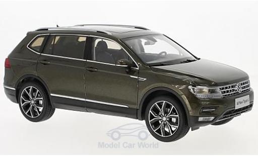 Volkswagen Tiguan 1/18 Paudi L metallico marroneee 2017 modellino in miniatura