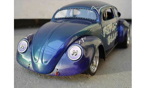 Volkswagen Kafer Drag Run 1/18 Solido cox 58 purple bullet modellini auto