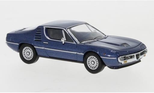 Alfa Romeo Montreal 1/87 PCX87 metallico blu 1970 modellino in miniatura
