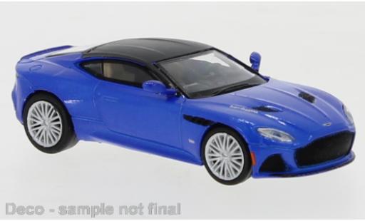 Aston Martin DBS 1/87 PCX87 Superleggera metallico blu 2019 modellino in miniatura